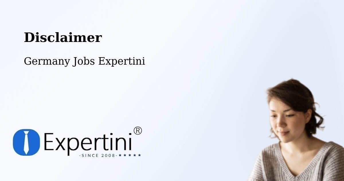 Disclaimer – Winterbach - Germany Jobs Expertini